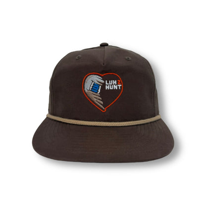 Mallard Wing Heart - Rope Hat